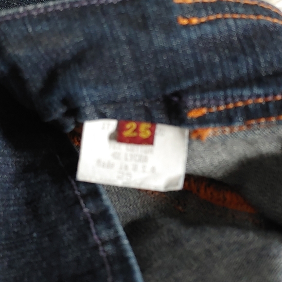 7 For All Mankind Denim Pencil Skirt - Picture 6 of 6